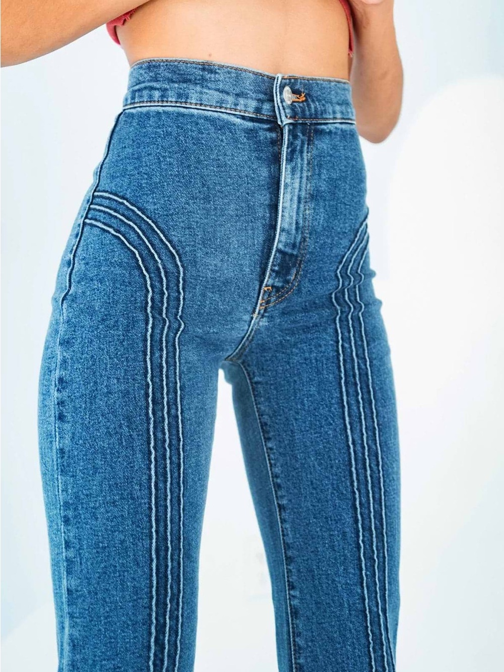 Revice Rollergirl High-Waisted Blue Women's Jeans